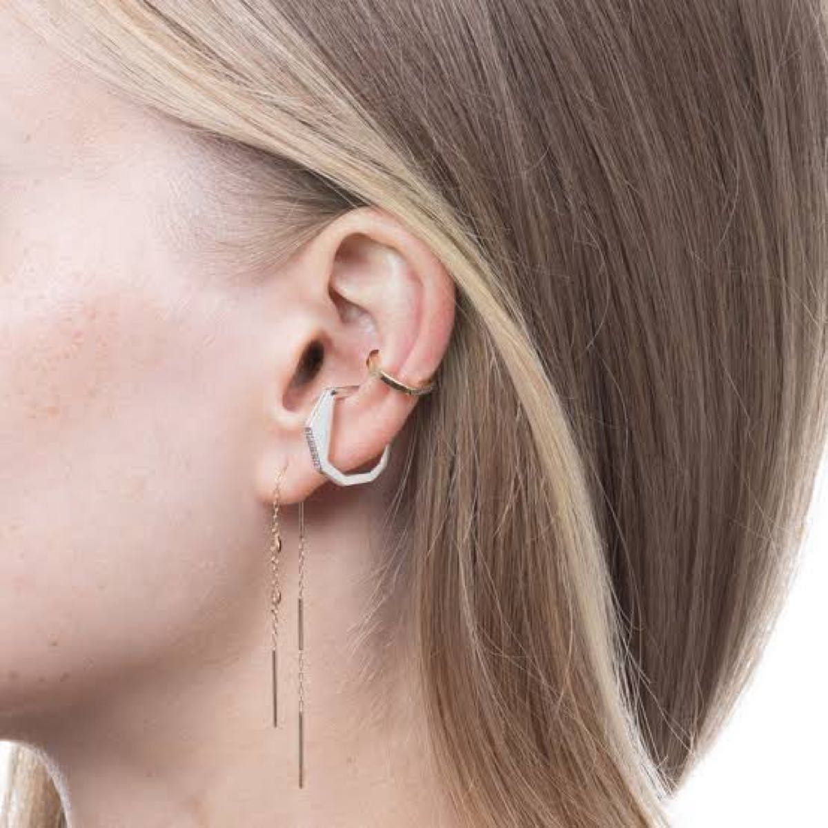 Hirotaka ヒロタカ Manhattan Diamond Ear Cuff マンハッタン Hirotaka ヒロタカ Manhattan Diamond Ear Cuff マンハッタン