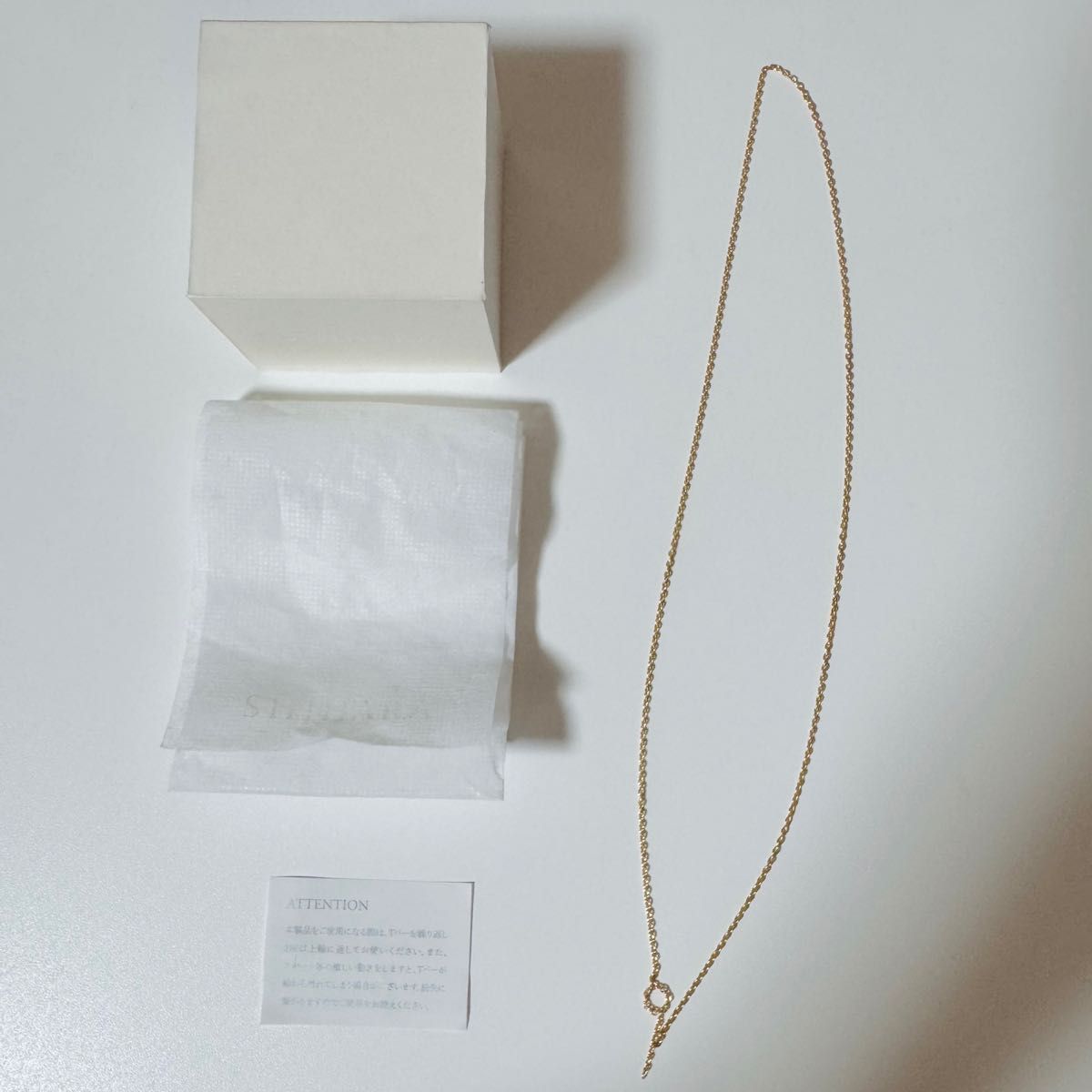 美品 SHIHARA シハラ CHAIN NECKLACE 06 ¥110000 K18 ネックレス 美品 SHIHARA シハラ CHAIN NECKLACE 06 ¥110000 K18 ネックレス