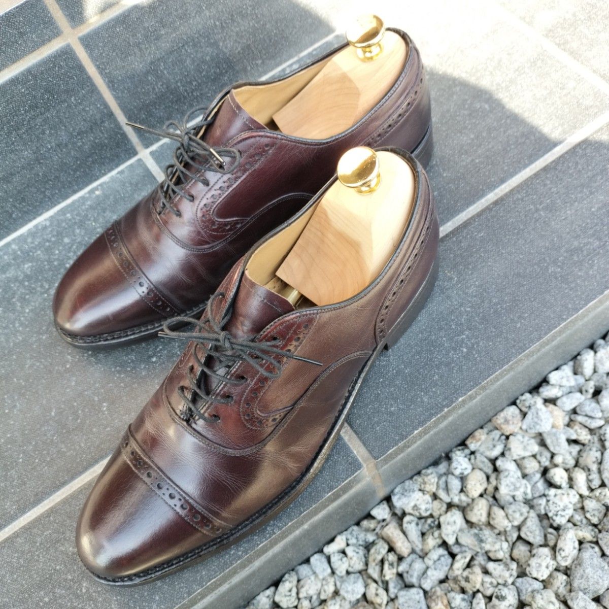 Johnston & Murphy 内羽根式クォーターブローグ 8D Johnston & Murphy 内羽根式クォーターブローグ 8D|Yahoo