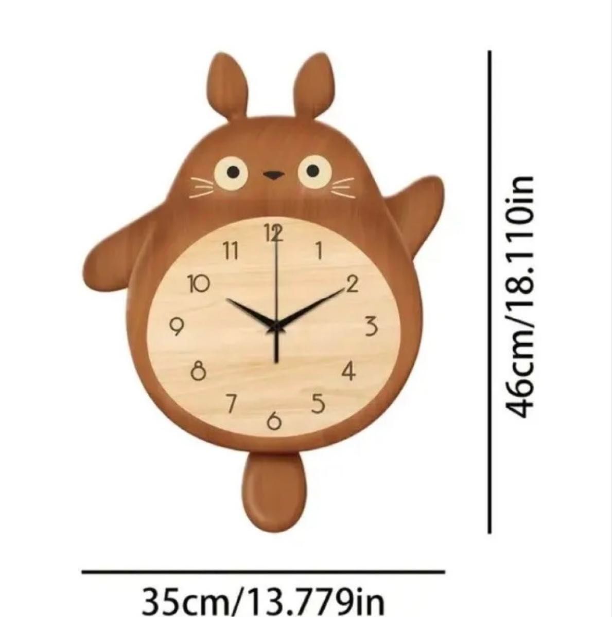 本日0時まで5800→4999 となりのトトロ 振り子時計 木製 ジブリ 本日0時まで5800→4999 となりのトトロ 振り子時計 木製 ジブリ