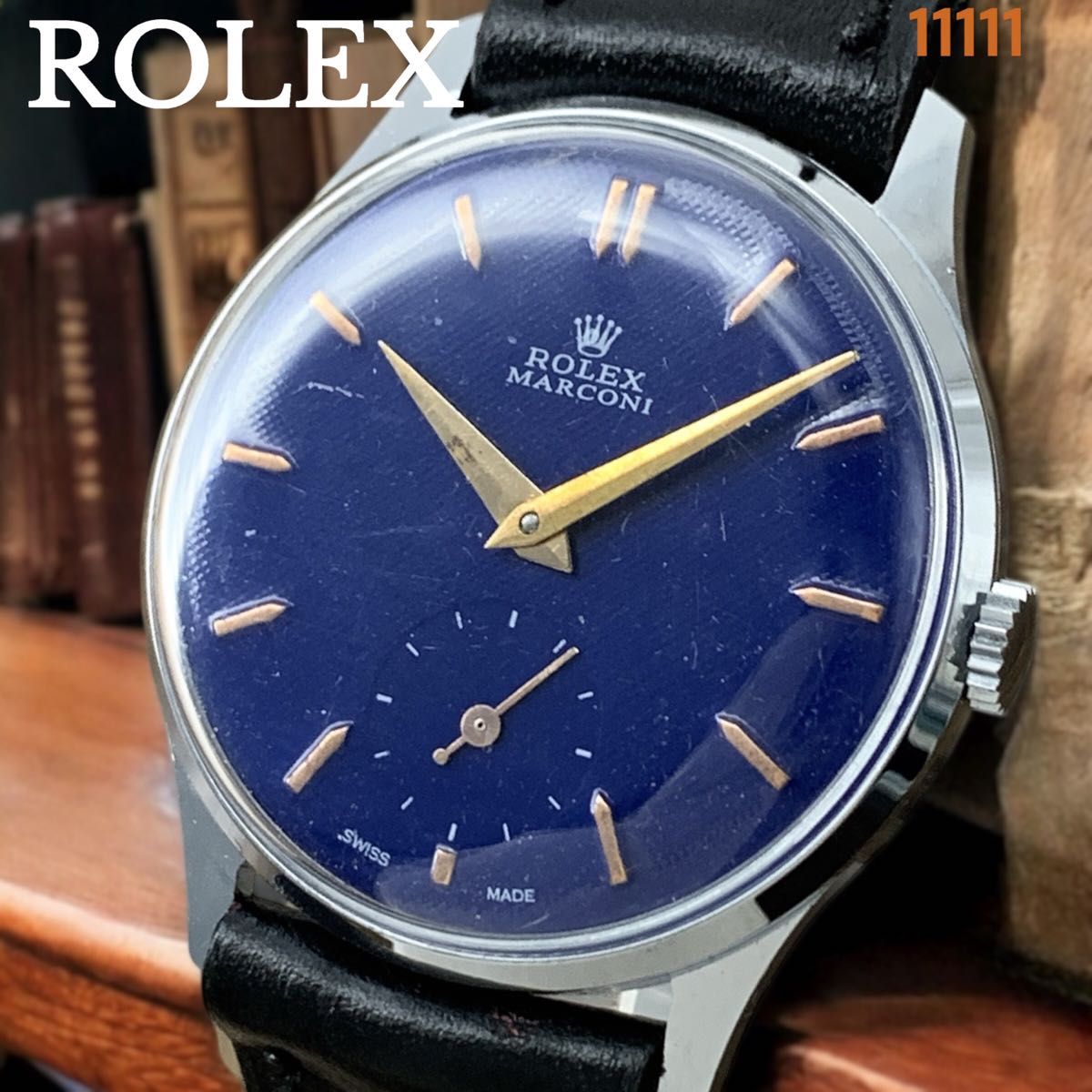 ロレックス マルコーニ/ROLEX MARCONI 36mm 動作良好 アンティーク スモセコ ビンテージウォッチ メンズ腕時計 ロレックス マルコーニ/ROLEX MARCONI 36mm 動作良好 アンティーク スモセコ ビンテージウォッチ メンズ腕時計