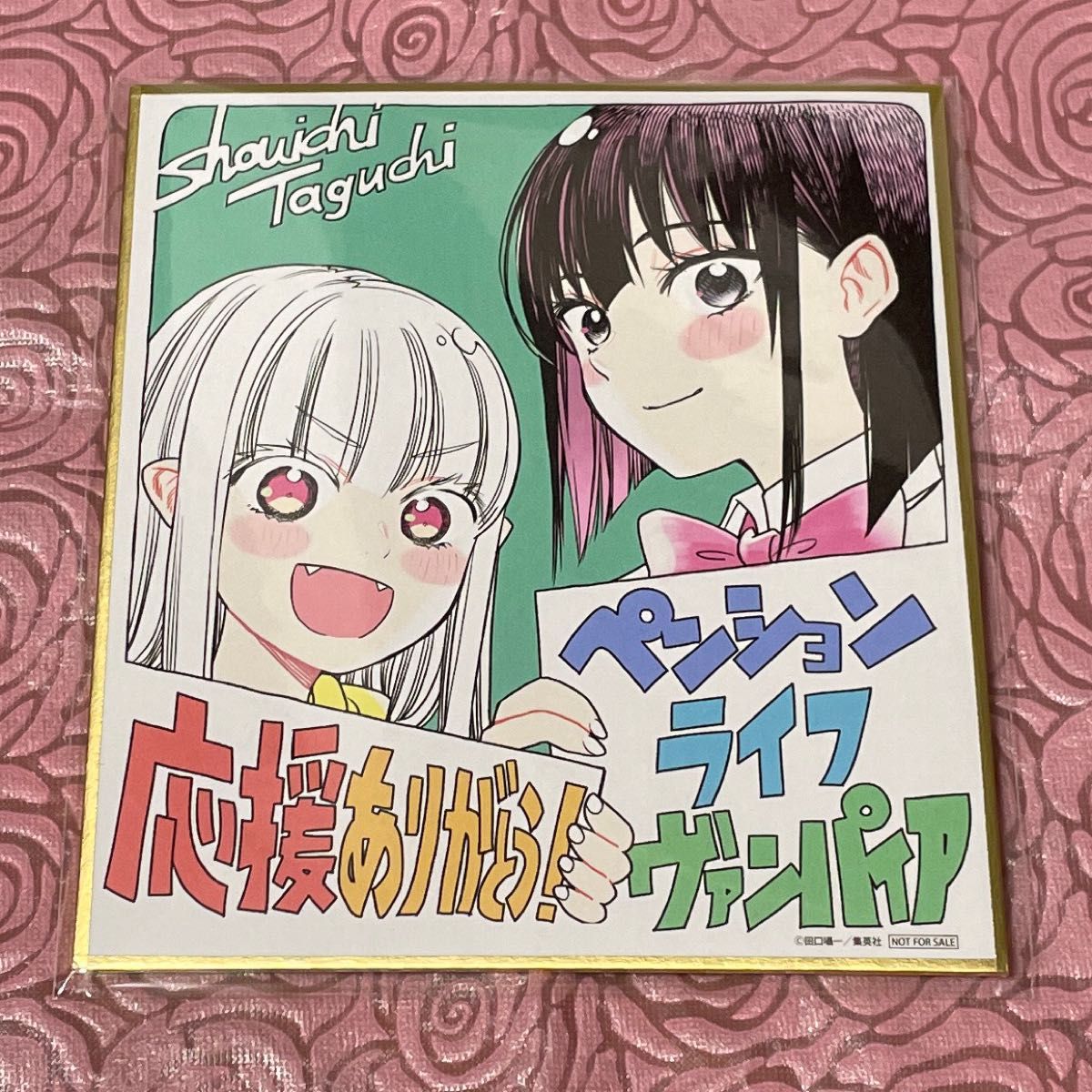 【非売品】ペンションライフ・ヴァンパイア ニカ&エリ 複製ミニ色紙