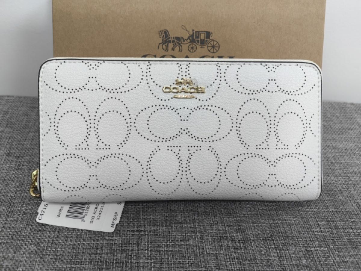 コーチ 長財布 COACH 財布 シグネチャー パンチング ジップ コーチ 長財布 COACH 財布 シグネチャー パンチング ジップ