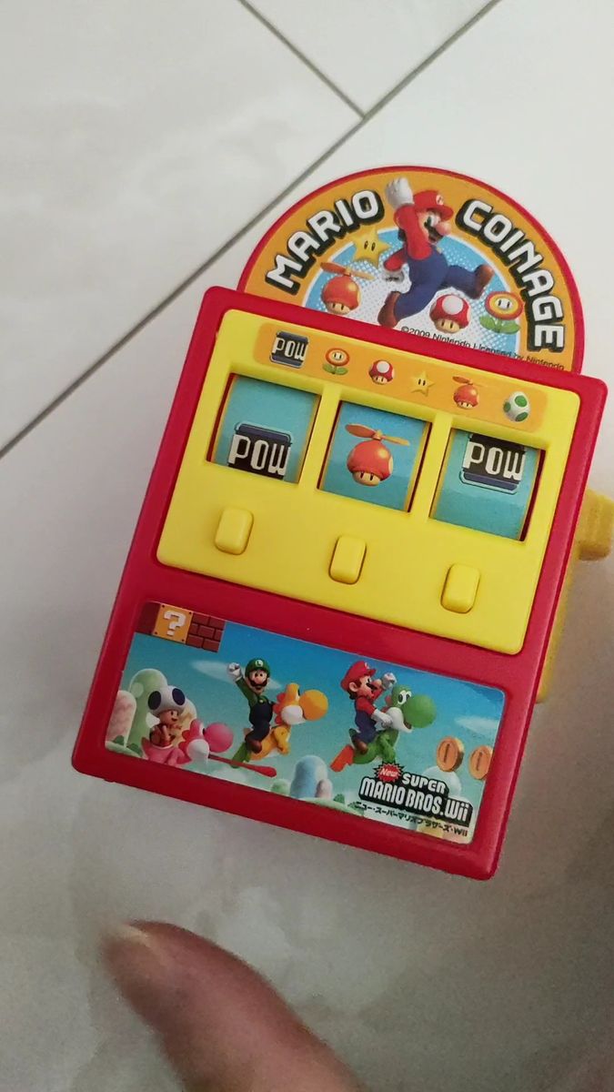 New スーパーマリオブラザーズ Wii スロットマシーン おもちゃ