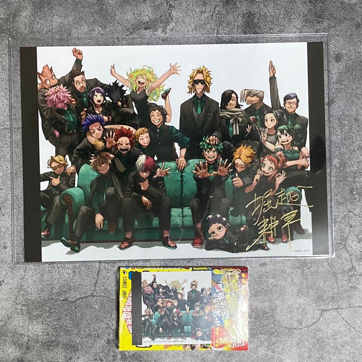 僕のヒーローアカデミア リッチポスター & コミックス最終42巻 僕のヒーローアカデミア リッチポスター & コミックス最終42巻