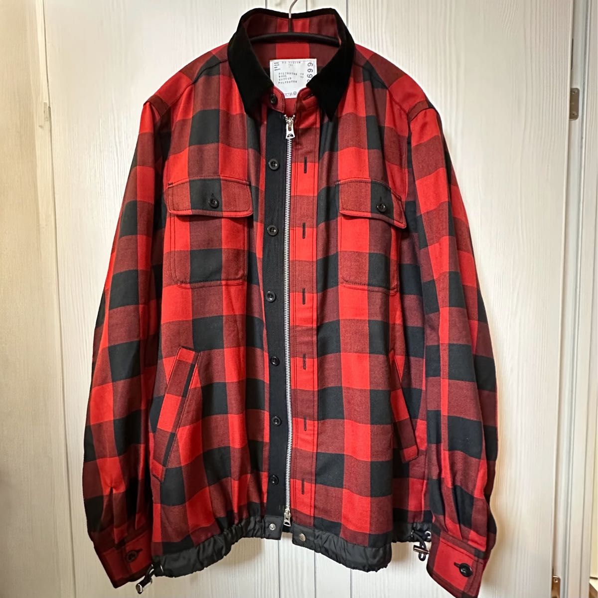 sacai 2022SS サカイ バッファローチェック ジャケット シャツ 1 sacai 2022SS サカイ バッファローチェック ジャケット シャツ 1