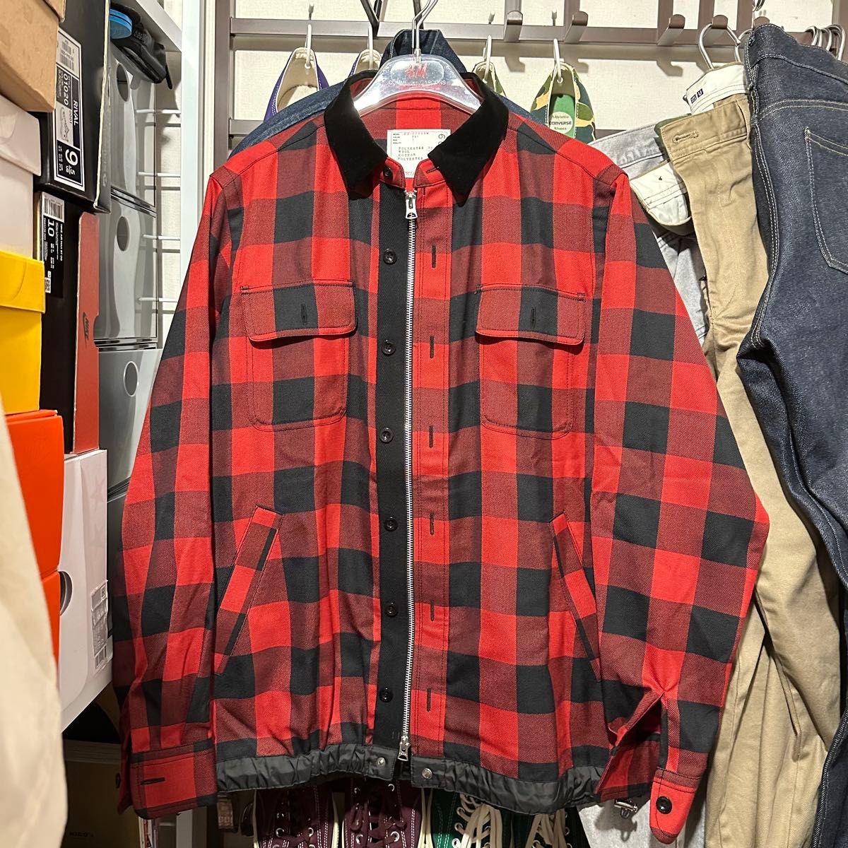 sacai 2022SS サカイ バッファローチェック ジャケット シャツ 1 sacai 2022SS サカイ バッファローチェック ジャケット シャツ 1