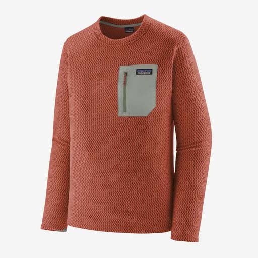 ★新品★ patagonia パタゴニア R1エア・クルー Lサイズ Burl Red BURD 正規品 テクニカル フリース
