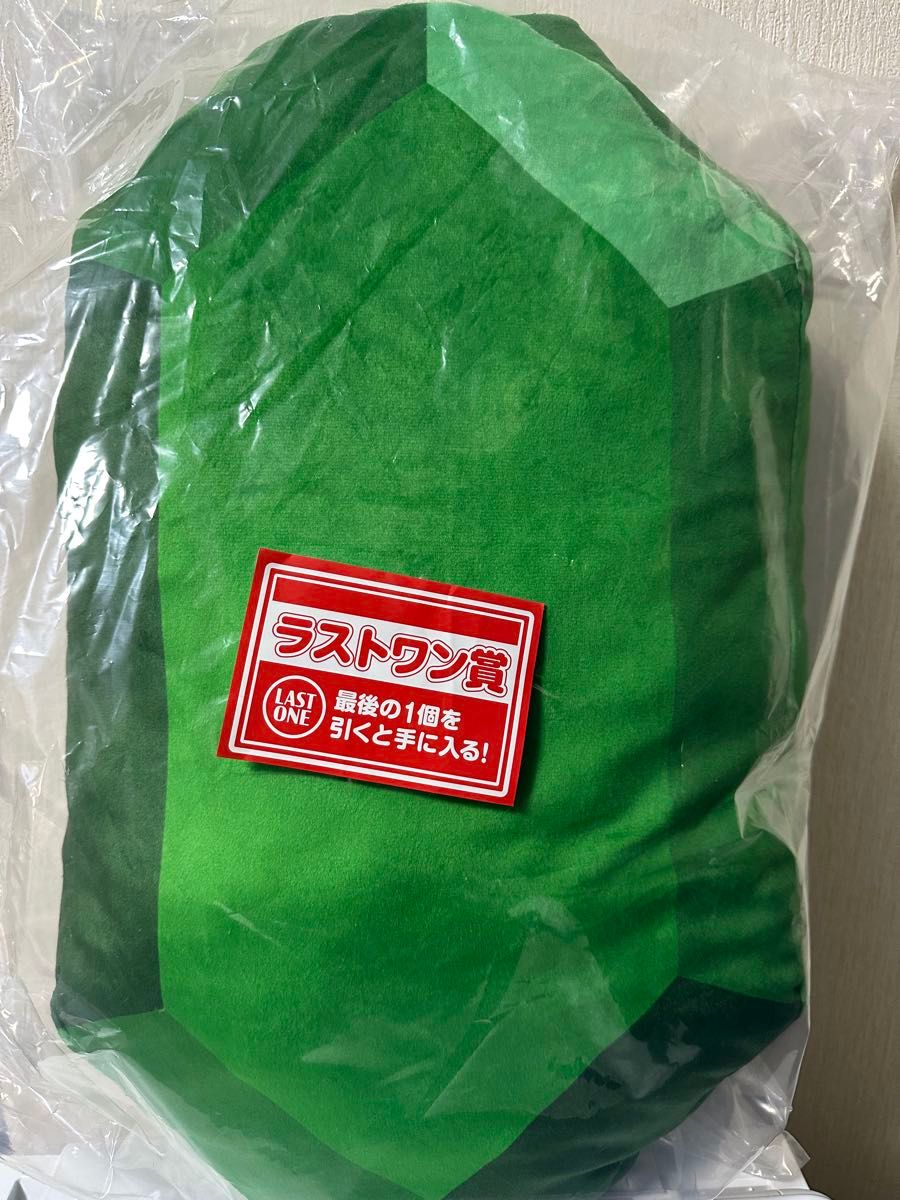 一番くじ ゼルダの伝説 ラストワン賞 ルピー型クッション 緑 一番くじ ゼルダの伝説 ラストワン賞 ルピー型クッション 緑