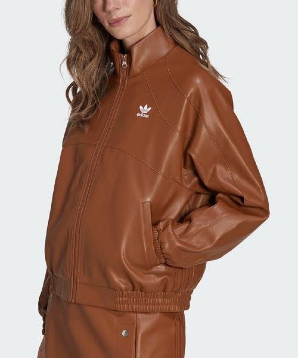 adidas フェイク レザージャケット ブラウン|Yahoo!フリマ(旧 adidas フェイク レザージャケット ブラウン|Yahoo!フリマ(旧