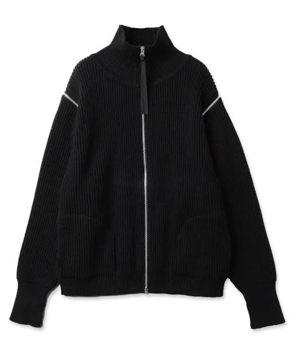 JieDa 2WAY ZIP UP KNIT ブラック 1サイズ
