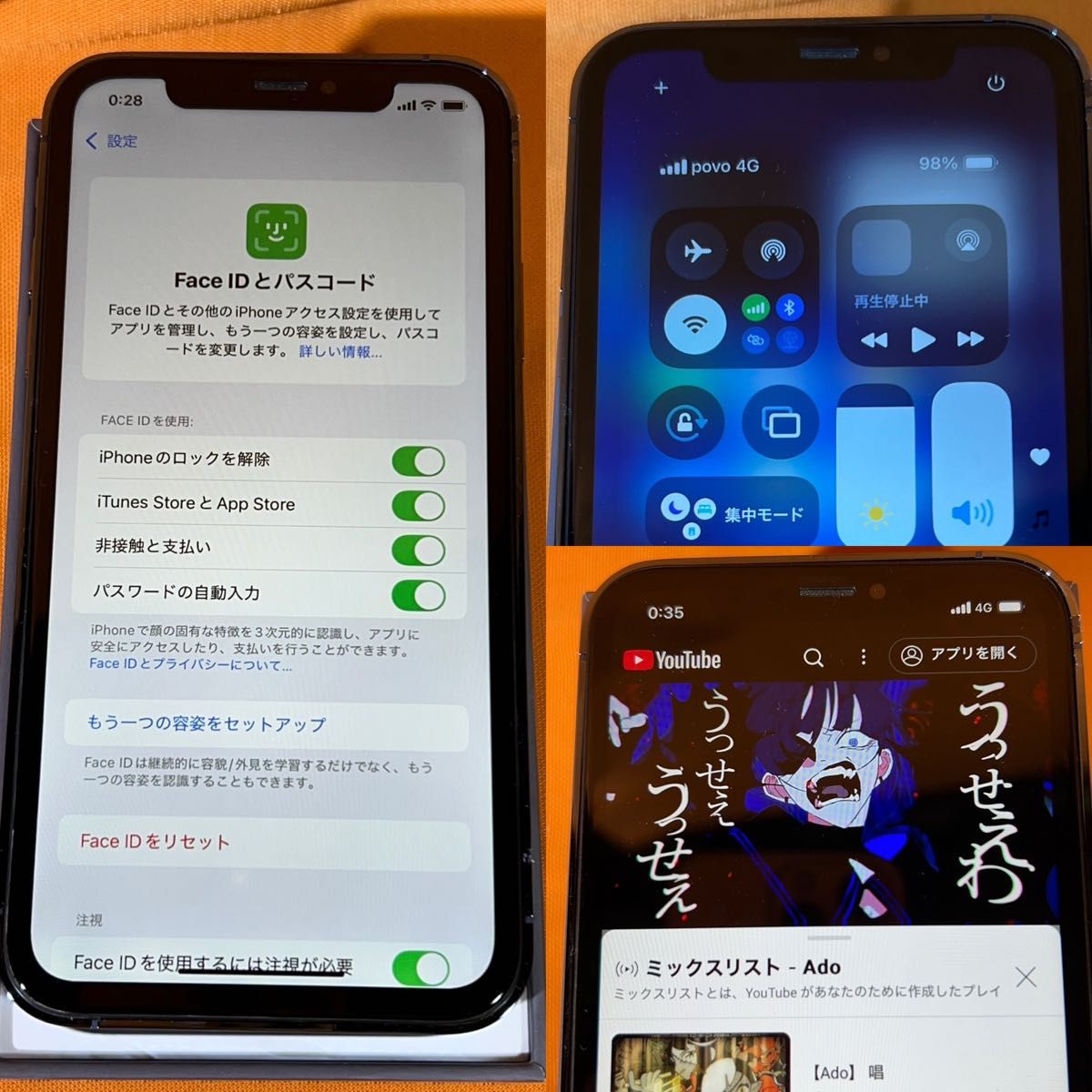 iPhone XR 64GB カスタム外装 iPhone13Pro風 判定 バッテリー100 iPhone XR 64GB カスタム外装 iPhone13Pro風 判定 バッテリー100