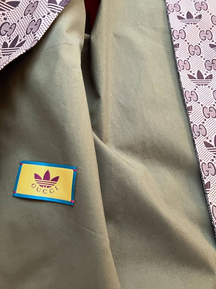 GUCCI 2023SS adidas×GUCCI モノグラムチェスターコート GUCCI 2023SS adidas×GUCCI モノグラムチェスターコート