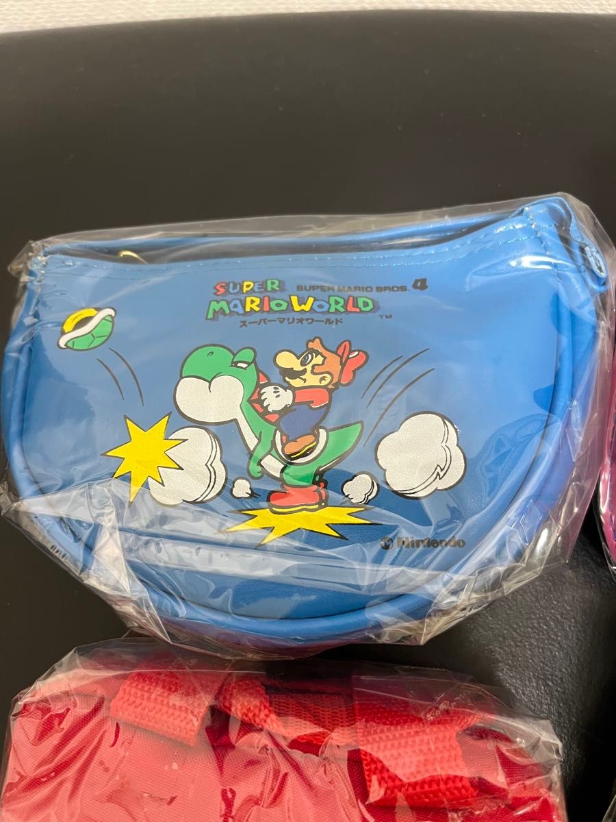 スーパーマリオワールド ポーチ 4種 ジャレコ スーパーマリオワールド ポーチ 4種 ジャレコ