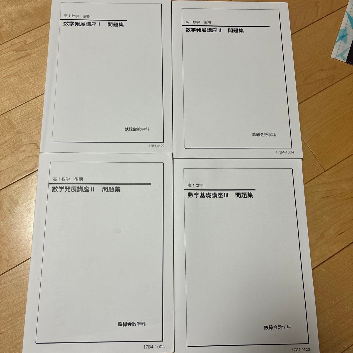 鉄緑会 数学 通年高1 問題集 解答付き 鉄緑会 数学 通年高1 問題集 解答付き テキスト通年セット