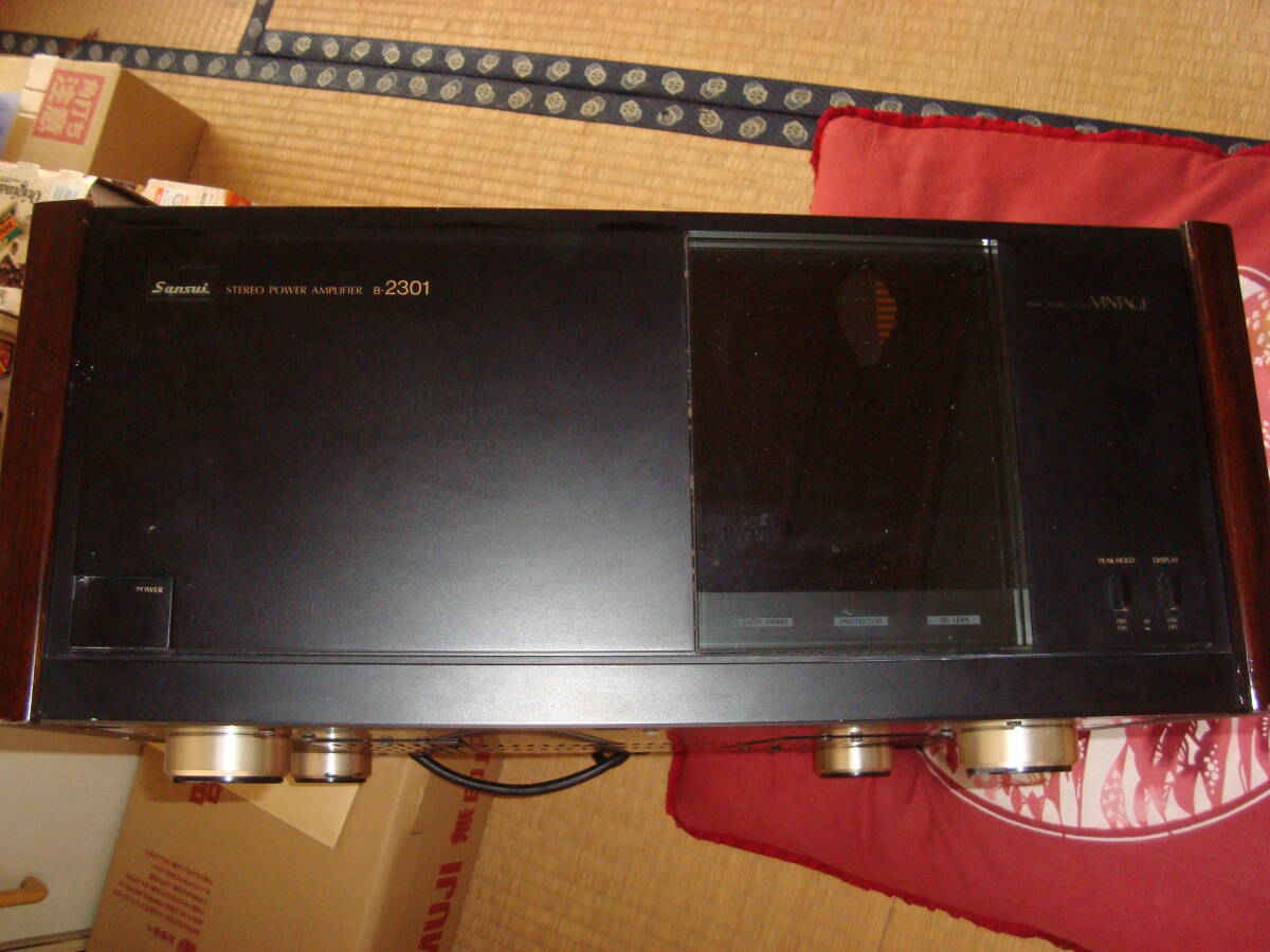 Yahoo!オークション - Sansui パワーアンプ B-2301 VINTAGE 動作 Yahoo!オークション - Sansui パワーアンプ B-2301 VINTAGE 動作