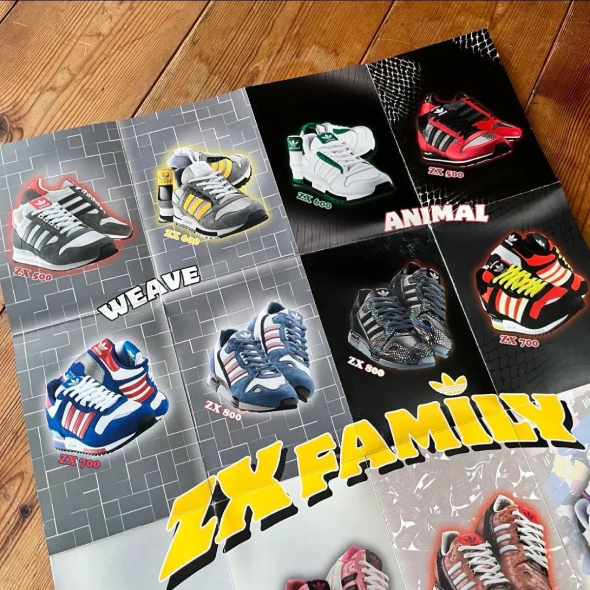 adidas ZX ZXFAMILY ポスター A2 ヴィンテージ adidasoriginals adidas ZX ZXFAMILY ポスター A2 ヴィンテージ adidasoriginals