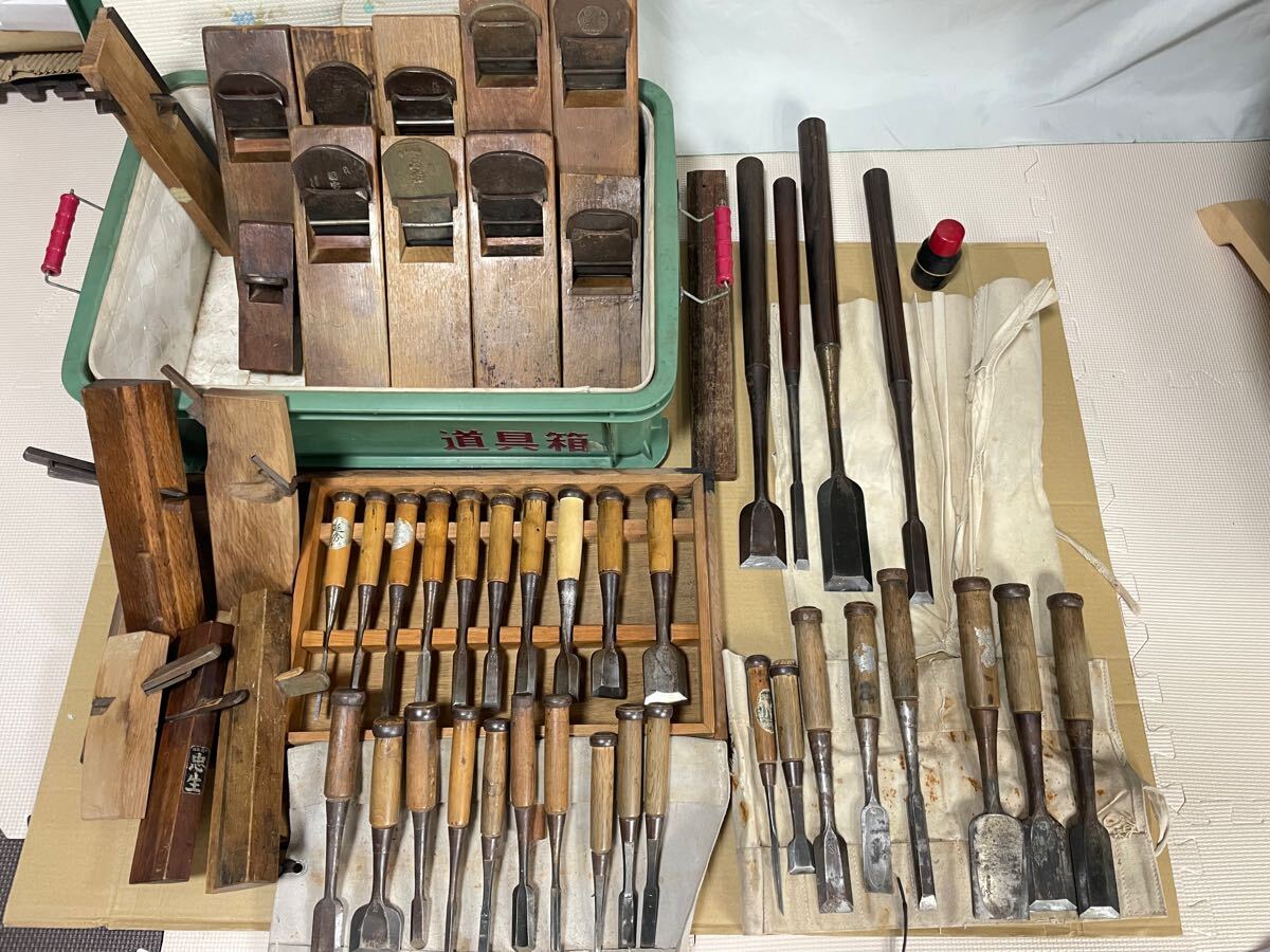 大工道具 鑿 ノミ 鉋 工具 カンナ 古道具 手工具 大量 まとめ 在 大工道具 鑿 ノミ 鉋 工具 カンナ 古道具 手工具 大量 まとめ 在