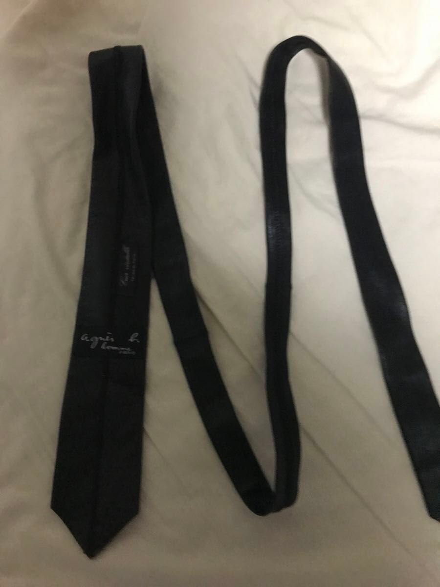 agnes b homme アニエスベー オム レザータイ レザー ネクタイ agnes b homme アニエスベー オム レザータイ レザー ネクタイ