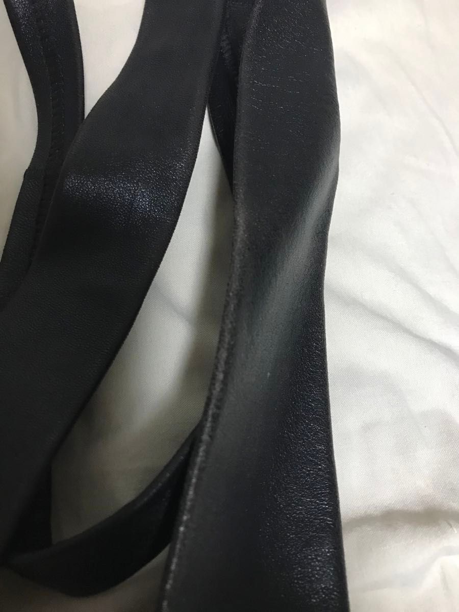 agnes b homme アニエスベー オム レザータイ レザー ネクタイ agnes b homme アニエスベー オム レザータイ レザー ネクタイ