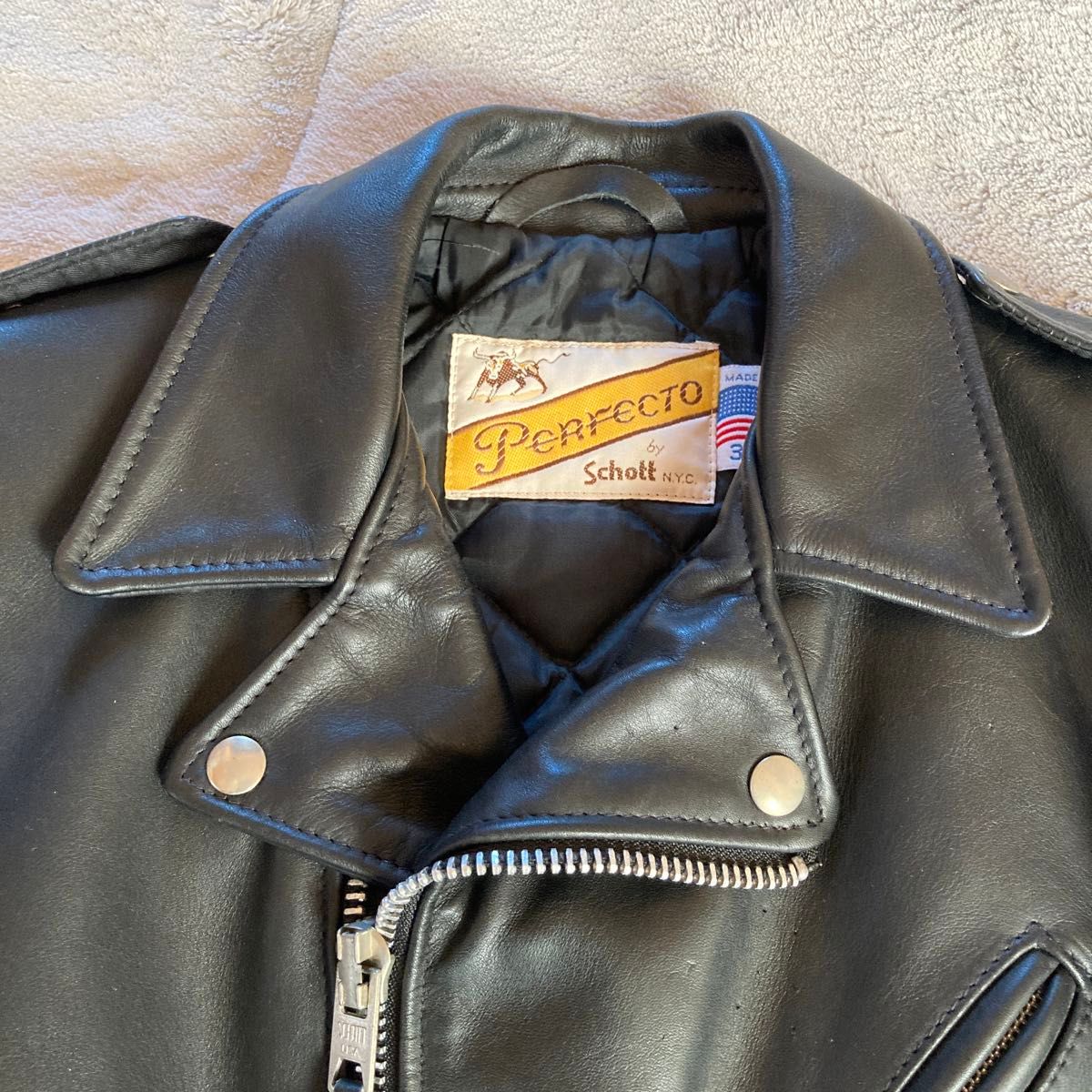 美品 70s Schott ワンスター 613 ダブル ライダースジャケット 美品 70s Schott ワンスター 613 ダブル ライダースジャケット