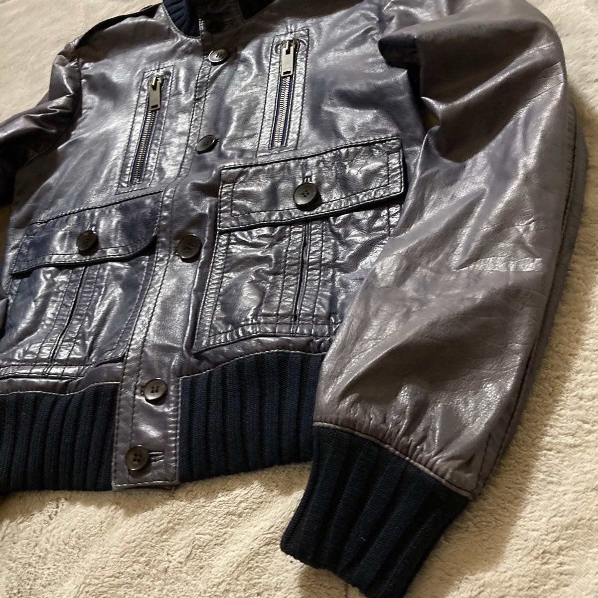 GUCCI グッチ マドンナ ボンバー ジャケット レザージャケット GUCCI グッチ マドンナ ボンバー ジャケット レザージャケット