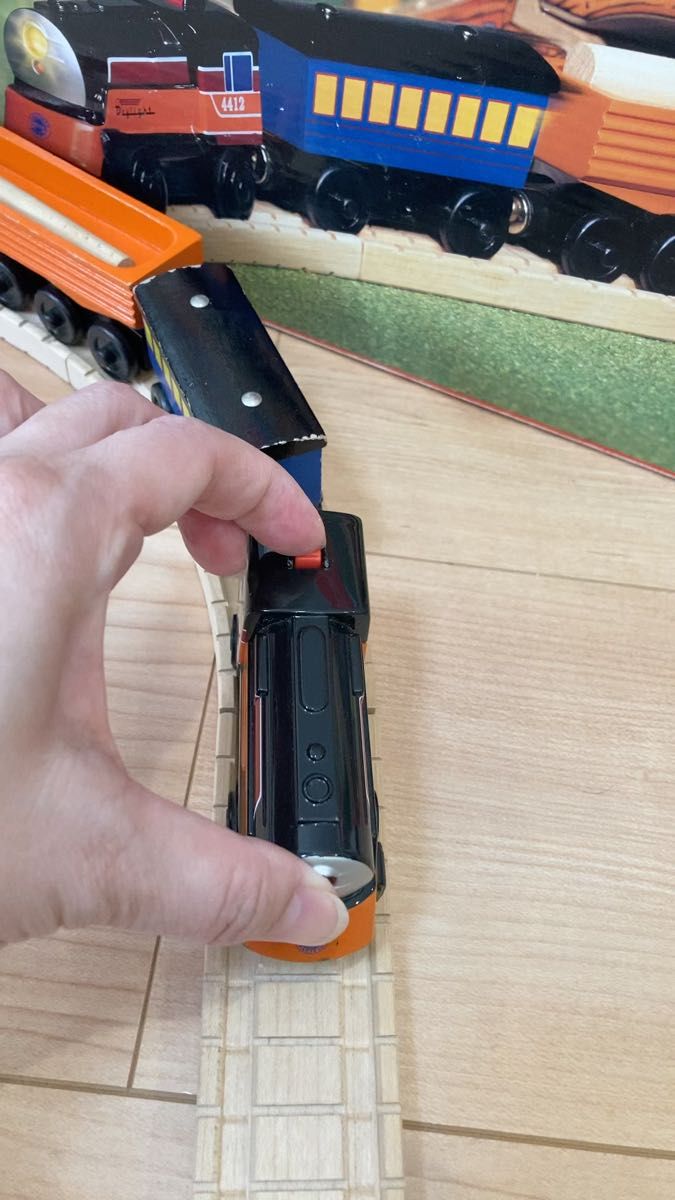 電動 木製レール 8の字セット ラーニングカーブ
