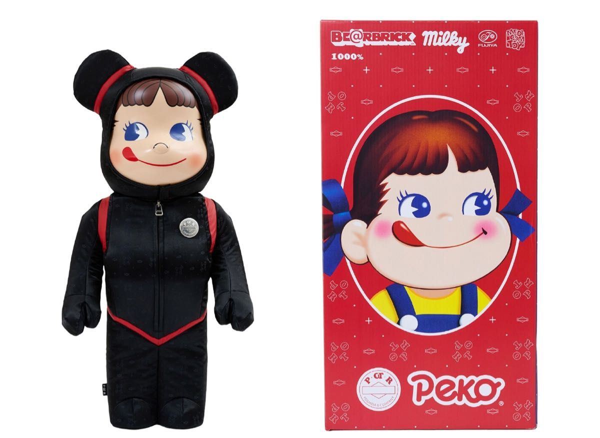メディコムトイ ベアブリック 不二家×POTR POTR ペコちゃん1000%