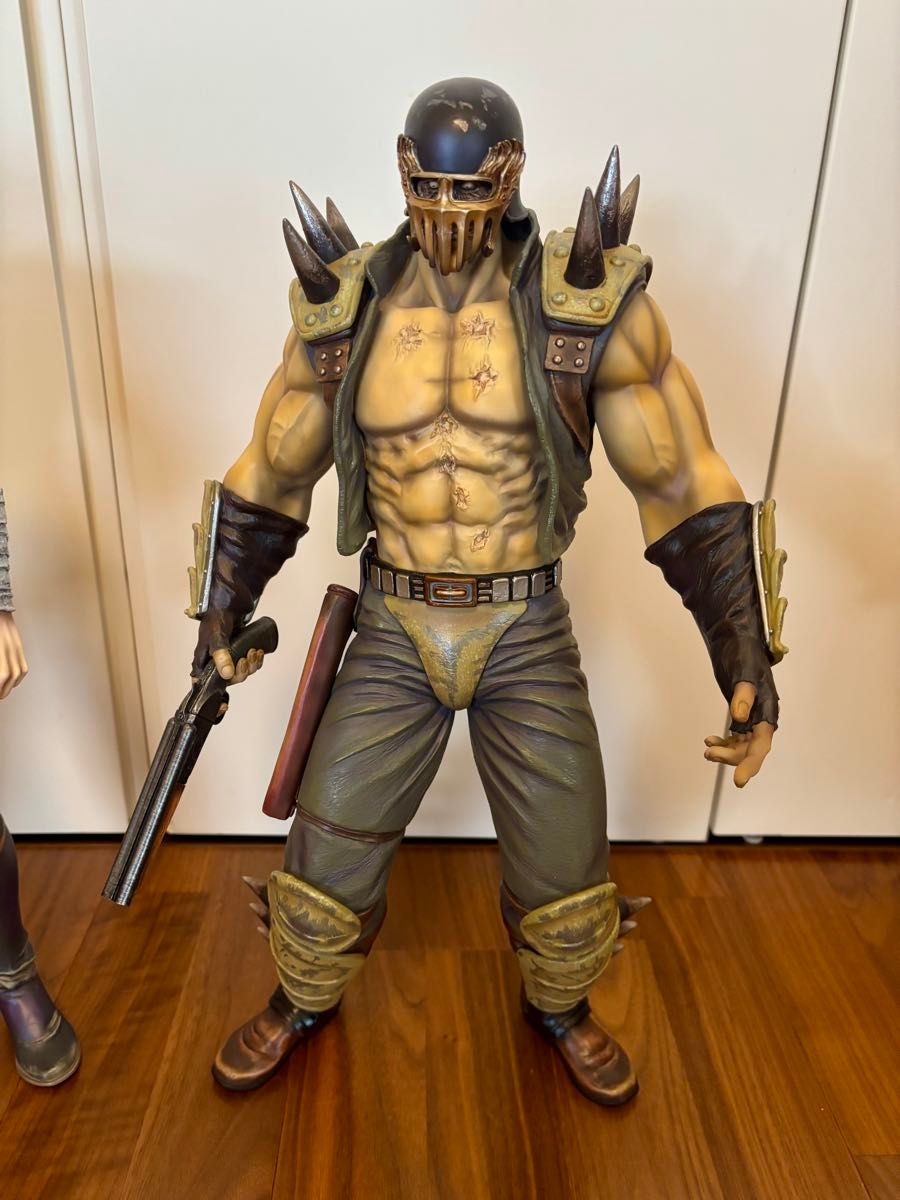 海洋堂 メガソフビアドバンス ジャギ(素顔ヘッド付き) 海洋堂 メガソフビアドバンス ジャギ(素顔ヘッド付き)