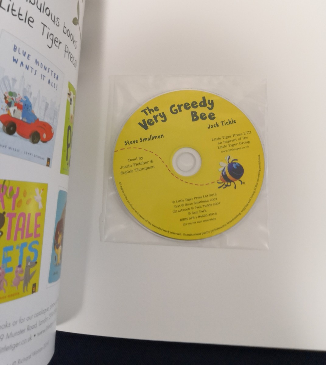 ナツ様　大型英語絵本CD付き　The very greedy bee　＆ Little Mermaid 