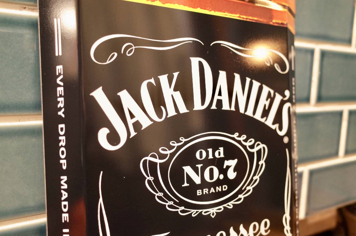 最高級 新品 Jack 世田谷ベース 店舗 お酒 ウイスキー Bar アメリカ製 Usa ジャックダニエル 看板 特大 エンボス Daniel S 看板 Labelians Fr