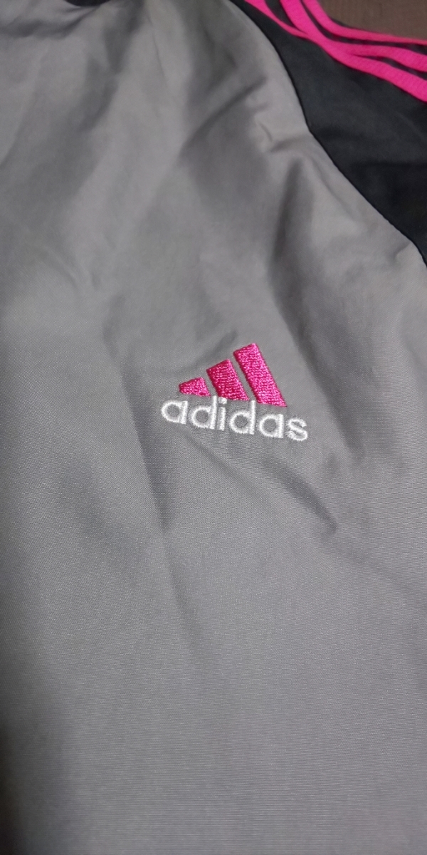  beautiful goods adidas hood removed possibility reverse side nappy, gray, black, pink, bench coat size 160