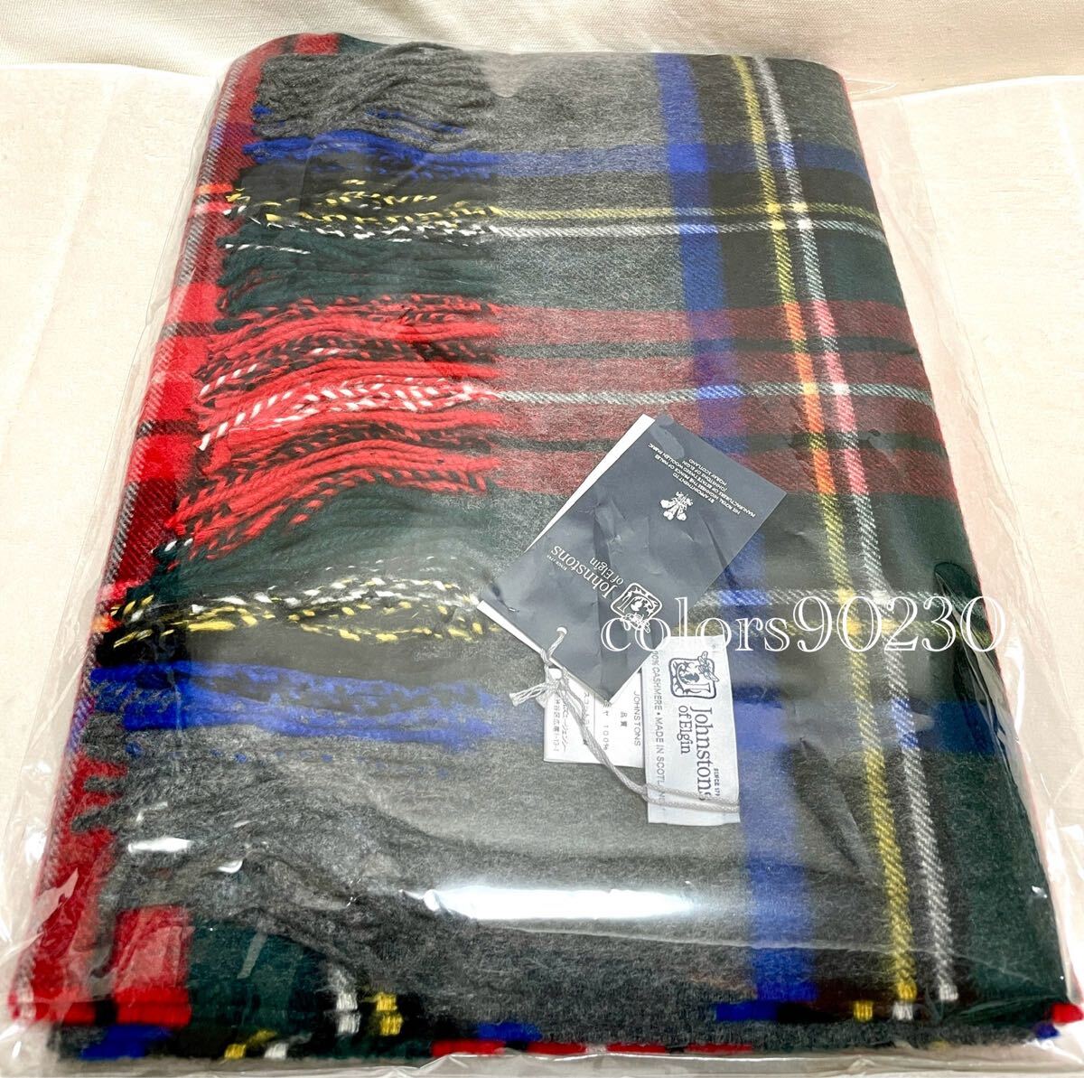 定価86,900円!日本別注☆新品未使用 ジョンストンズ カシミヤ ストール 大判マフラー グレースチュワート ショール 大草直子さんご愛用 定価86,900円!日本別注☆新品未使用 ジョンストンズ カシミヤ ストール 大判マフラー グレースチュワート ショール 大草直子さんご愛用