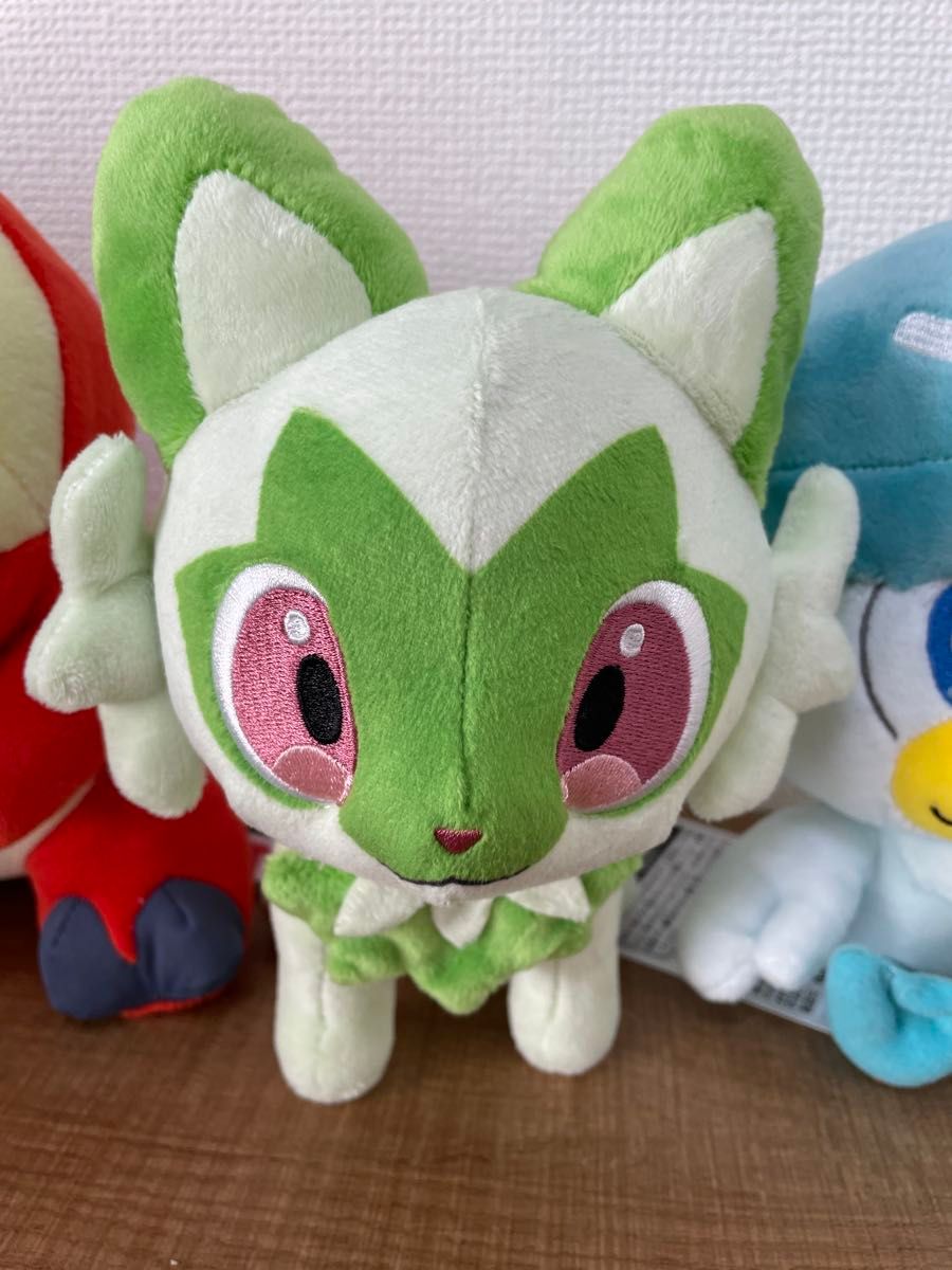 ポケモン御三家】ホゲータ・ニャオハ・クワッスぬいぐるみ ポケモン御三家】ホゲータ・ニャオハ・クワッスぬいぐるみ