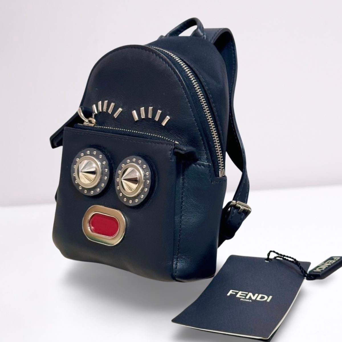 未使用 タグ付き FENDI フェンディ バグズバッグ ミニ リュック 未使用 タグ付き FENDI フェンディ バグズバッグ ミニ リュック