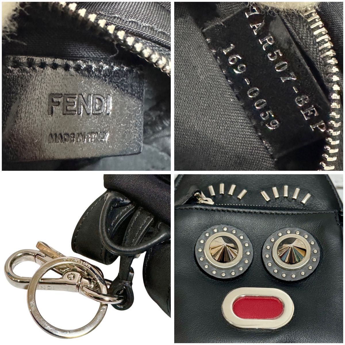 未使用 タグ付き FENDI フェンディ バグズバッグ ミニ リュック 未使用 タグ付き FENDI フェンディ バグズバッグ ミニ リュック