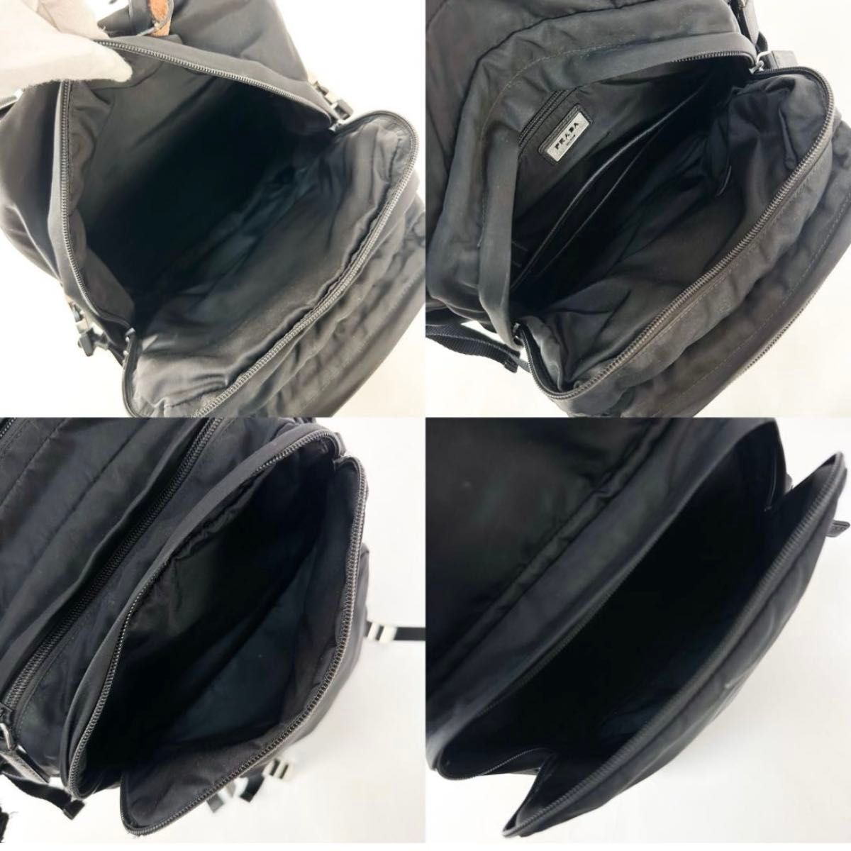 PRADA プラダ 2VZ001 リュックサック バックパック ナイロン 黒 PRADA プラダ 2VZ001 リュックサック バックパック ナイロン 黒