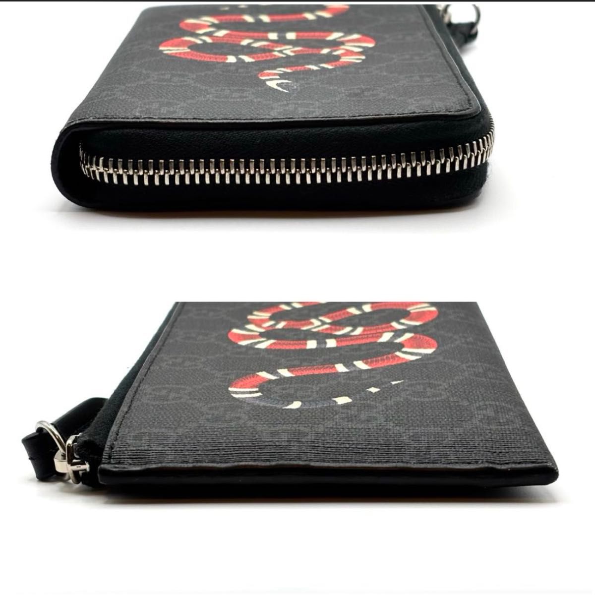 極美品 GUCCI グッチ 長財布 ラウンドファスナー GGスプリーム 極美品 GUCCI グッチ 長財布 ラウンドファスナー GGスプリーム
