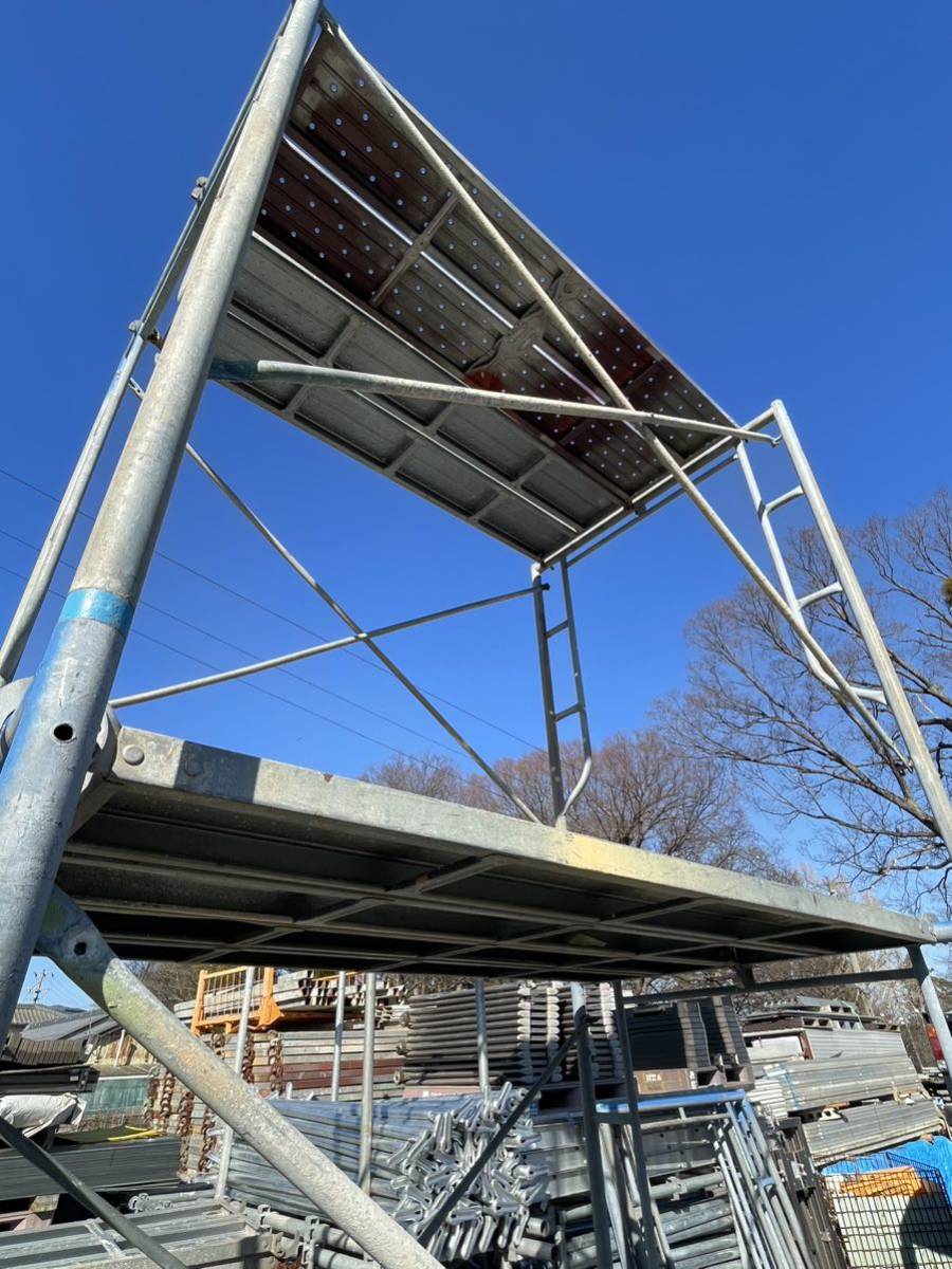 枠組足場 2段 1スパン メーターサイズ 門型 建枠 筋交 ブレス 枠組足場 2段 1スパン メーターサイズ 門型 建枠 筋交 ブレス