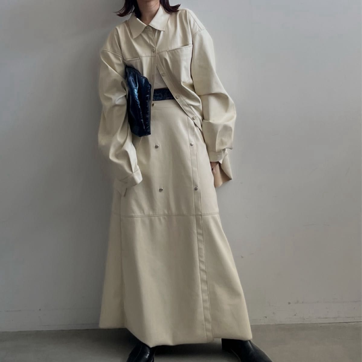 AMERI vintage REVERSIBLE FAKE LEATHER JACKET 新品未使用 AMERI vintage REVERSIBLE FAKE LEATHER JACKET 新品未使用