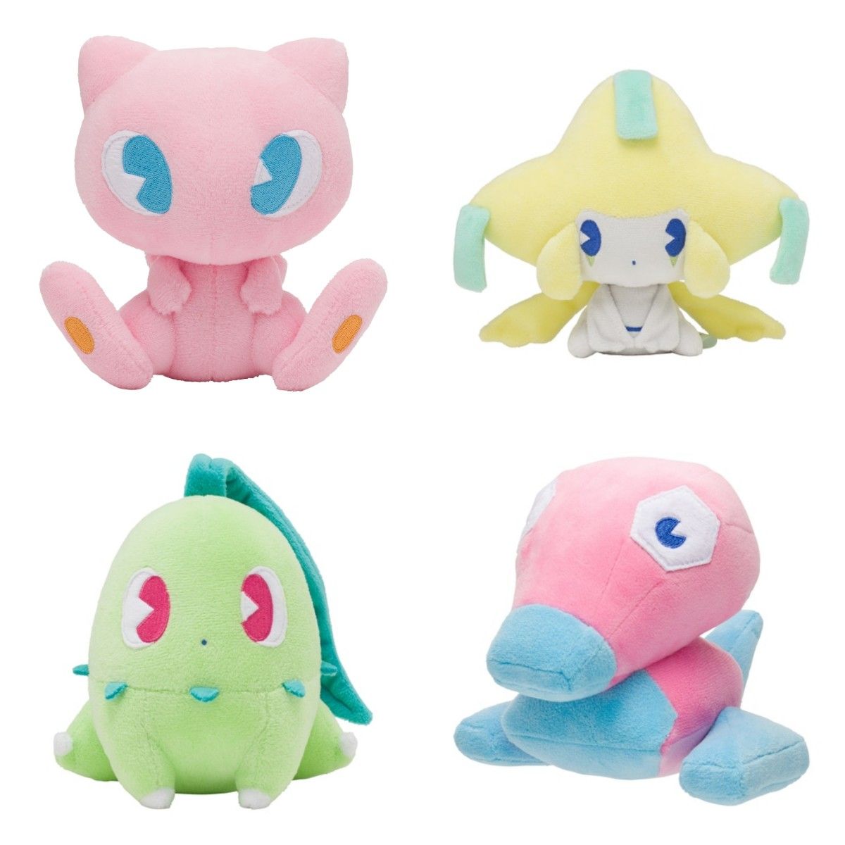 新品未開封サイコソーダ ぬいぐるみ ミュウ ジラーチ チコリータ 新品未開封サイコソーダ ぬいぐるみ ミュウ ジラーチ チコリータ