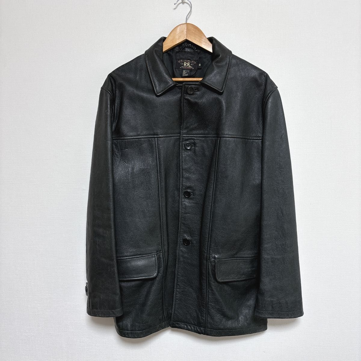 90s RRL ダブルアールエル 三ツ星タグ カーコート 牛皮 ファラオ 90s RRL ダブルアールエル 三ツ星タグ カーコート 牛皮 ファラオ