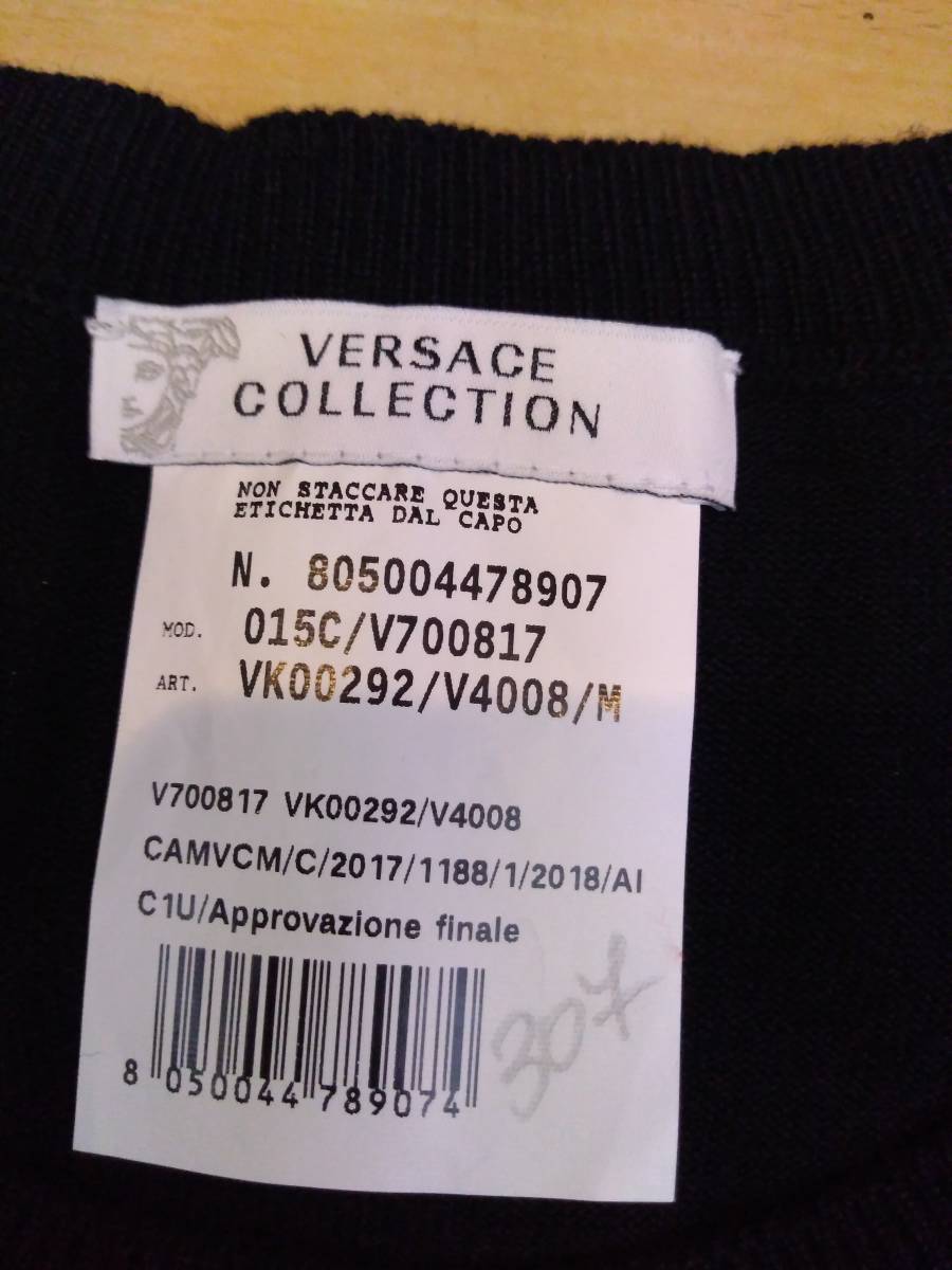 Versace Collectionセーター ウール Ⅴロゴ の商品詳細   ヤフオク