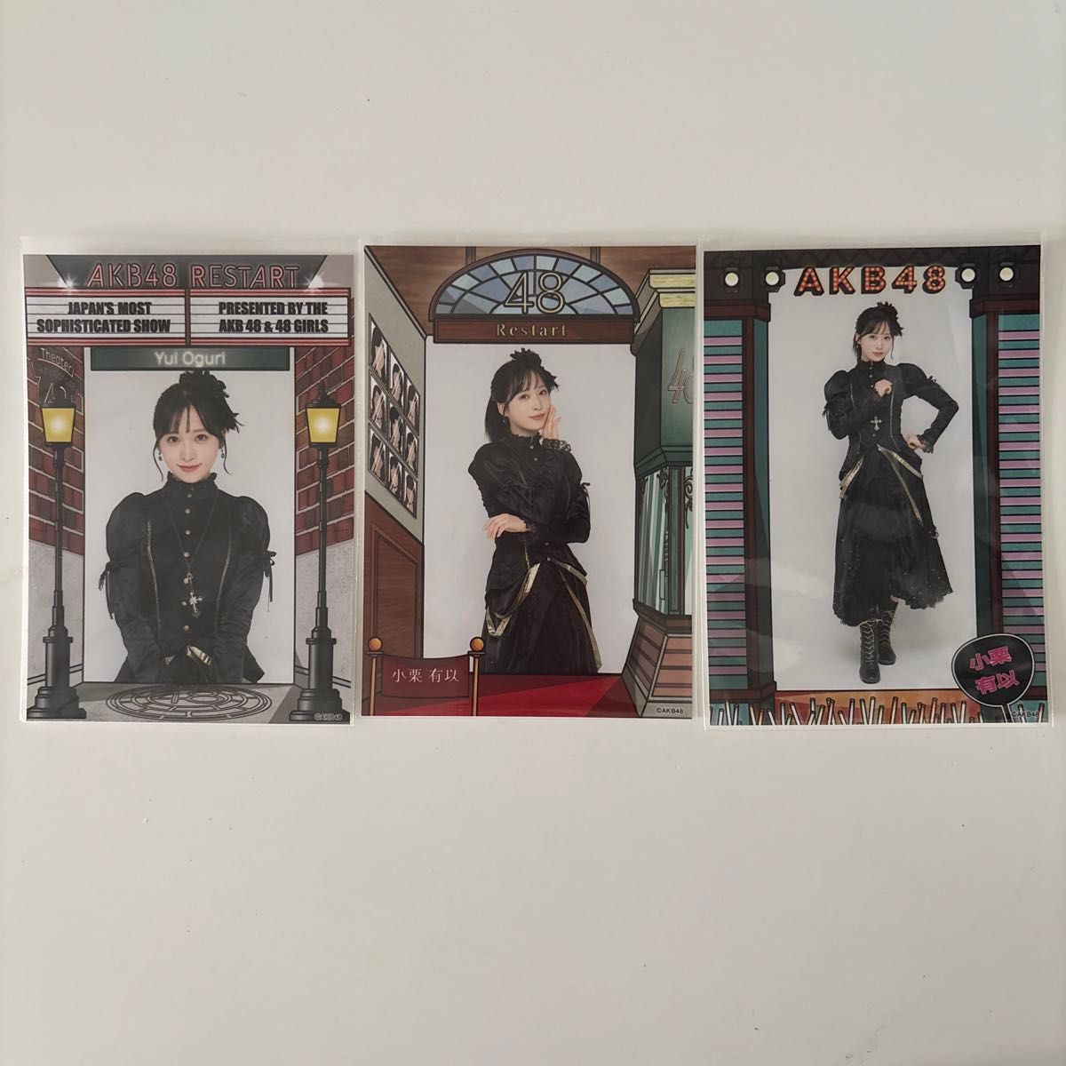 小栗有以 AKB48 個別生写真6種ランダム3種コンプ 大丸東京ミニ衣装展第2弾 AKB48 劇場 大衣装展 大丸 生写真 ランダム 小栗有以 前期 コンプ