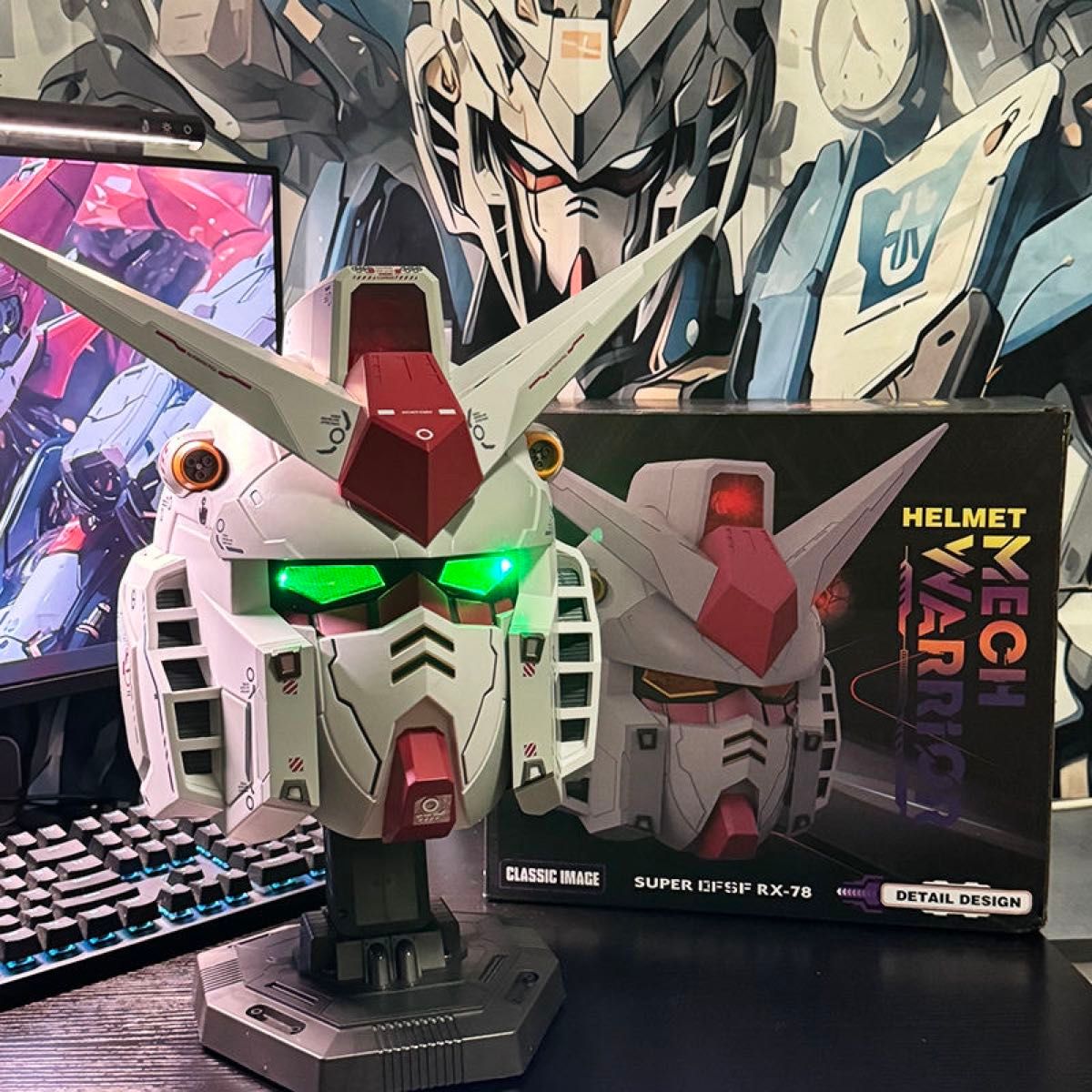 RX-78 Gundam(ガンダム)等身大アクションヘルメット完成品 RX-78 Gundam(ガンダム)等身大アクションヘルメット完成品
