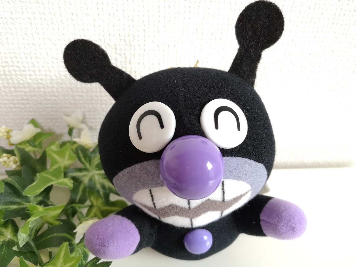 非売品】☆バイキンマン ぬいぐるみ ☆アンパンマン 初期 人形 非売品】☆バイキンマン ぬいぐるみ ☆アンパンマン 初期 人形