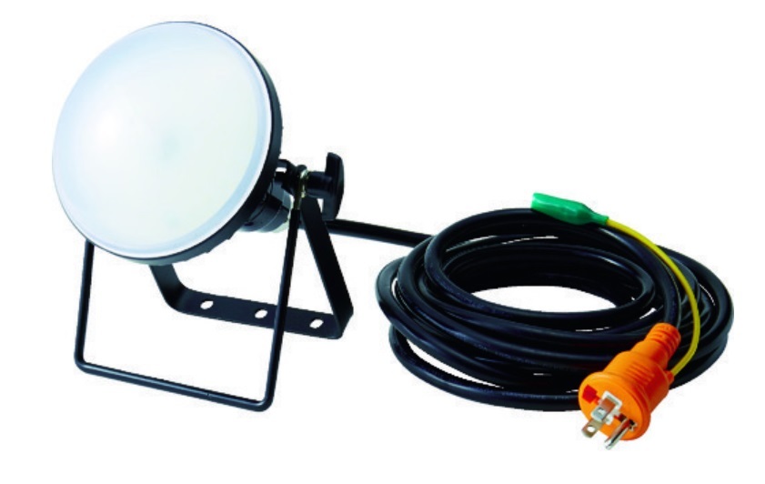 訳あり　TRUSCO トラスコ　 LED投光器 20Wランプ　VCT0.75/３芯/10m電線　　 ポッキンプラグ付　　一般照明　工事用照明　室内＆屋外用