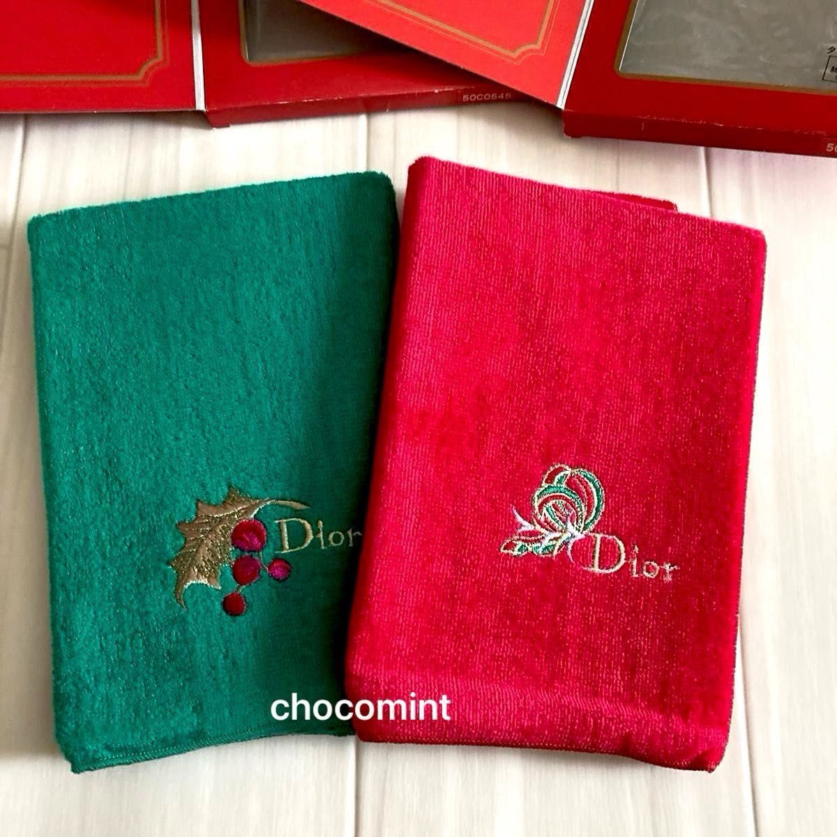 Christian Dior クリスチャンディオール タオルチーフ ミニ Christian Dior クリスチャンディオール タオルチーフ ミニ