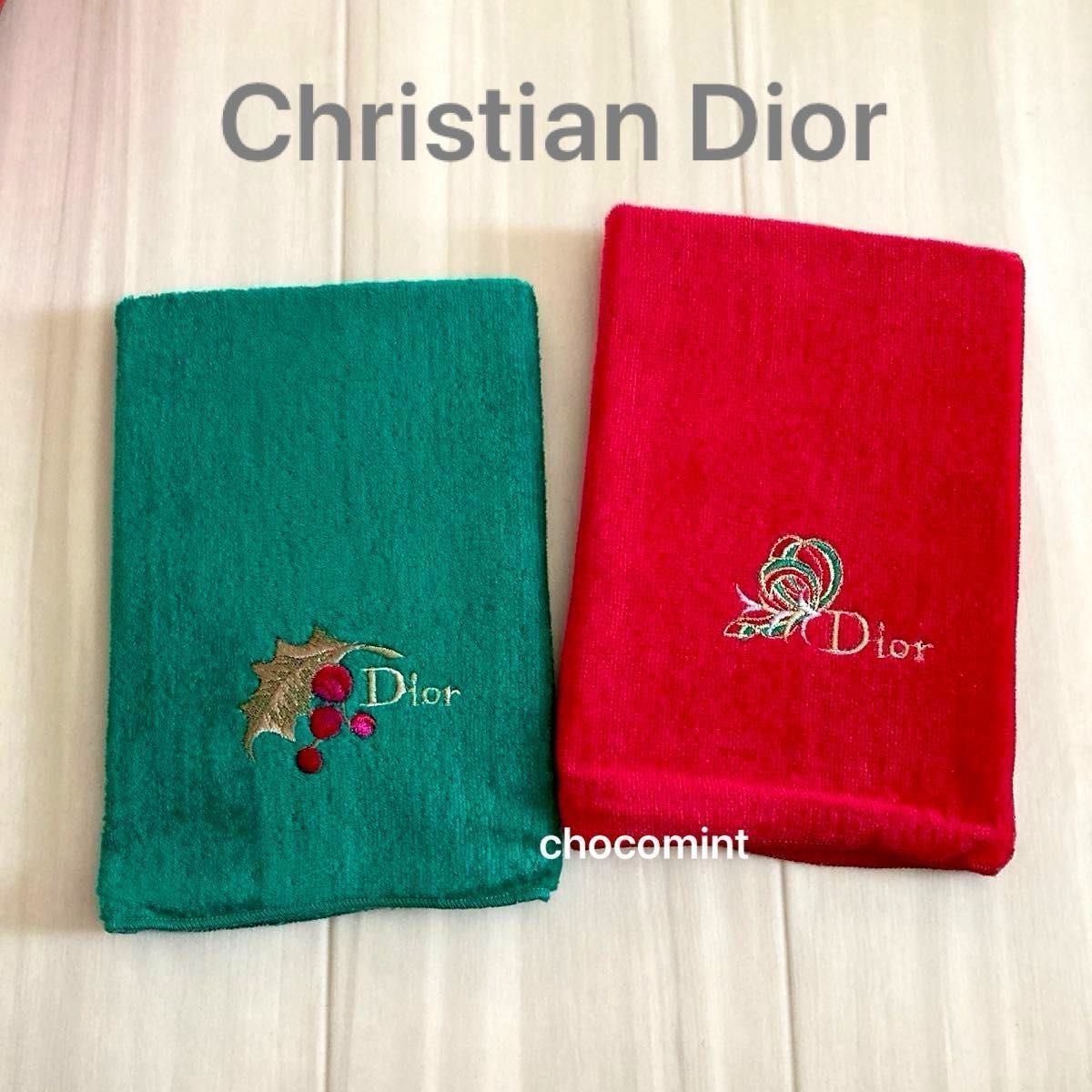 Christian Dior クリスチャンディオール タオルチーフ ミニ Christian Dior クリスチャンディオール タオルチーフ ミニ