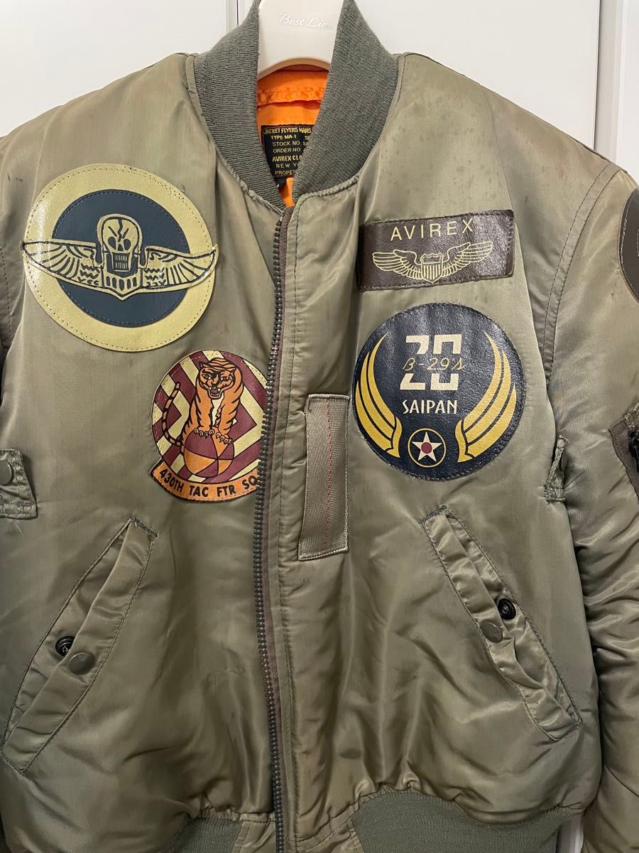 AVIREX フライトジャケット MA-1 長渕剛 TOP GUN トムクルーズ AVIREX フライトジャケット MA-1 長渕剛 TOP GUN トムクルーズ